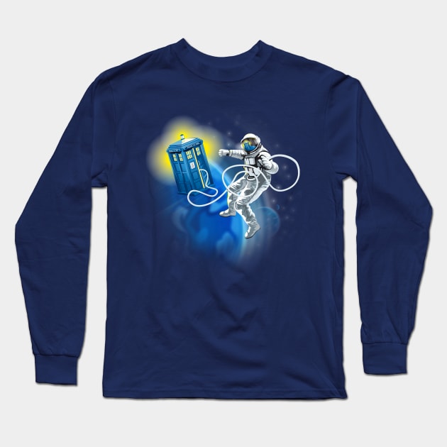 Dr Who - TOP TEN #9 (Space Walk) Long Sleeve T-Shirt by LaughingDevil